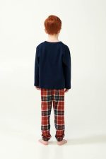 Vamp Παιδική Πυτζάμα Unisex με Καρό Παντελόνι 21515 Lamoda.gr