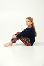 Vamp Παιδική Πυτζάμα Unisex με Καρό Παντελόνι 21515 Lamoda.gr