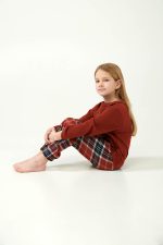 Vamp Παιδική Πυτζάμα Unisex με Καρό Παντελόνι 21515 Lamoda.gr