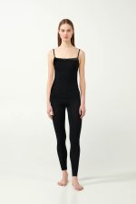 Vamp Γυναικείο Φανελάκι με Λεπτή Τιράντα Micromodal 21802 Lamoda.gr
