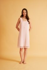 Harmony Αμάνικο Νυχτικό με Κουμπάκια 33-606826 Lamoda.gr