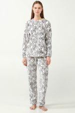 Vamp Γυναικεία Χειμερινή Πυτζάμα Fleece 21464 Lamoda.gr
