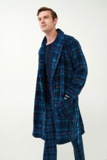 Vamp Ανδρική Μακριά Ρόμπα Χειμερινή Fleece 21628 Lamoda.gr
