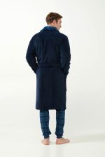 Vamp Ανδρική Μακριά Ρόμπα Χειμερινή Fleece 21629 Lamoda.gr