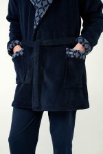 Vamp Ανδρική Σταυρωτή Fleece Ρόμπα 21696 Lamoda.gr