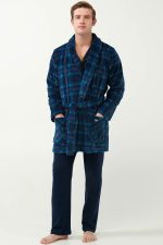 Vamp Ανδρική Χειμερινή Ρόμπα Fleece 21627 Lamoda.gr
