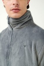 Vamp Ανδρική Ζακέτα Ρόμπα Χειμερινή Fleece 21706 Lamoda.gr