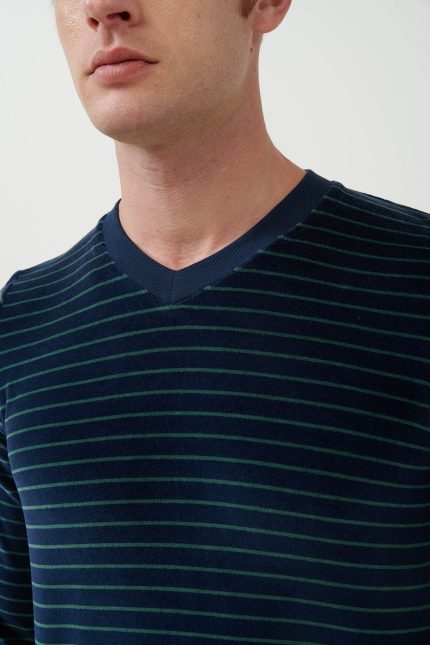Vamp Ανδρική Χειμερινή Πιτζάμα Homewear Βελουτέ 21710 Lamoda.gr