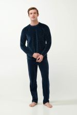 Vamp Ανδρική Χειμερινή Πιτζάμα Homewear Βελουτέ 21711 Lamoda.gr