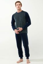Vamp Ανδρική Χειμερινή Πιτζάμα Homewear Βελουτέ 21714 Lamoda.gr