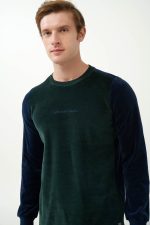 Vamp Ανδρική Χειμερινή Πιτζάμα Homewear Βελουτέ 21716 Lamoda.gr