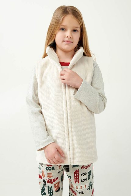 Vamp Παιδικό Γιλέκο Fleece με Φερμουάρ 21659 Lamoda.gr