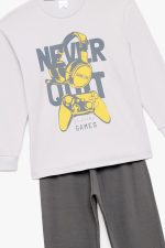 Pretty Baby Χειμερινή Πυτζάμα για Αγόρια Never Quit 63887 Lamoda.gr