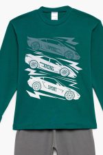 Pretty Baby Βαμβακερή Παιδική Πυτζάμα Sport Cars 63891 Lamoda.gr