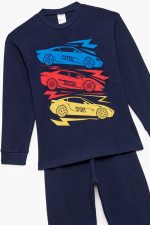 Pretty Baby Βαμβακερή Παιδική Πυτζάμα Sport Cars 63891 Lamoda.gr