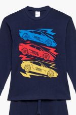 Pretty Baby Βαμβακερή Παιδική Πυτζάμα Sport Cars 63891 Lamoda.gr