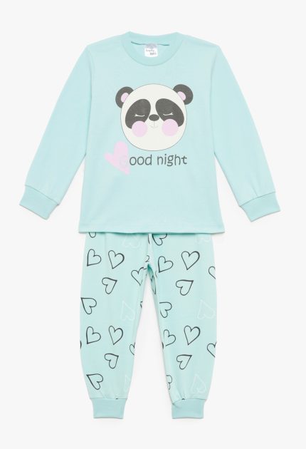 Pretty Baby Βαμβακερή Παιδική Πυτζάμα Good Night 69197 Lamoda.gr