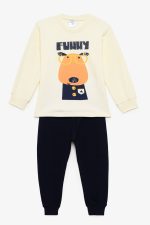 Pretty Baby Βαμβακερή Παιδική Πυτζάμα Funny 68192 Lamoda.gr