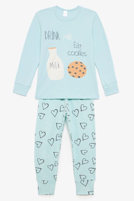 Pretty Baby Βαμβακερή Παιδική Πυτζάμα Cookies 64888 Lamoda.gr
