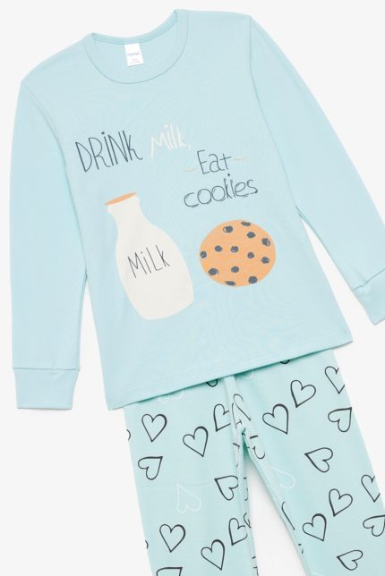 Pretty Baby Βαμβακερή Παιδική Πυτζάμα Cookies 64888 Lamoda.gr