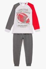 Pretty Baby Βαμβακερή Παιδική Πυτζάμα Rugby League 63885 Lamoda.gr