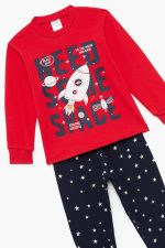 Pretty Baby Βαμβακερή Παιδική Πυτζάμα Space 68193 Lamoda.gr