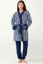 Vamp Γυναικεία Σταυρωτή Fleece Ρόμπα 21413 Lamoda.gr