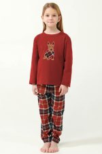 Vamp Παιδική Πυτζάμα Unisex με Καρό Παντελόνι 21515 Lamoda.gr