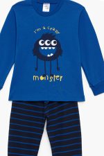 Pretty Baby Παιδική Πυτζάμα Monster Βαμβακερή 68198 Lamoda.gr