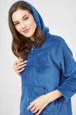 Harmony Μονόχρωμη ζακέτα Fleece με Φερμουάρ 34-407709 Lamoda.gr