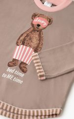 Minerva Βρεφική Χειμερινή Πιτζάμα Bed Time 90-62251 Lamoda.gr