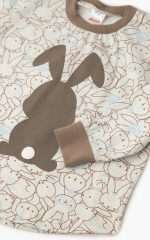 Minerva Βρεφική Χειμερινή Πιτζάμα Bunny 90-62253 Lamoda.gr