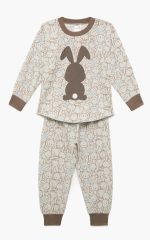 Minerva Βρεφική Χειμερινή Πιτζάμα Bunny 90-62253 Lamoda.gr