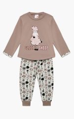 Minerva Βρεφική Χειμερινή Πιτζάμα Sheeps 90-62252 Lamoda.gr