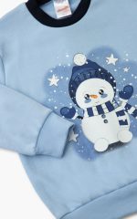 Minerva Βρεφική Πυτζάμα Unisex Snowman 90-62258 Lamoda.gr