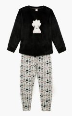 Minerva Παιδική Πυτζάμα Fleece για Κορίτσια 90-62289 Lamoda.gr