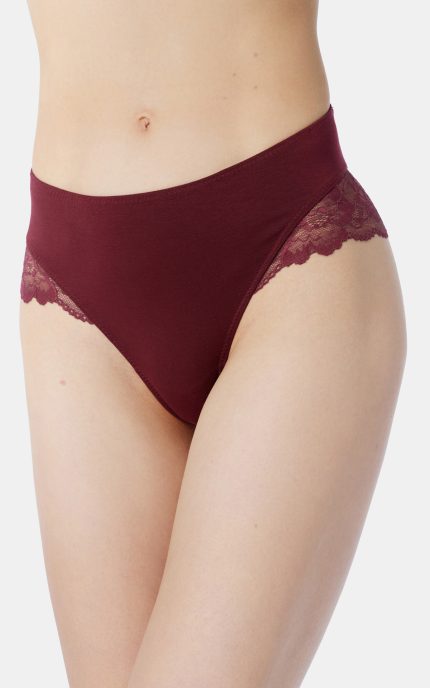 Minerva Σλιπ High Waist με Δαντέλα Minerva 90-80952 Lamoda.gr