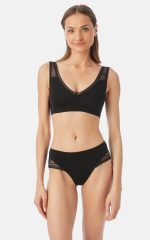 Minerva Σλιπ High Waist με Δαντέλα Minerva 90-80952 Lamoda.gr