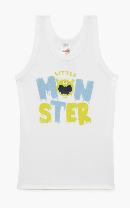Minerva Παιδικό Φανελάκι με Τιράντα Little Monster 90-42591Lamoda.gr