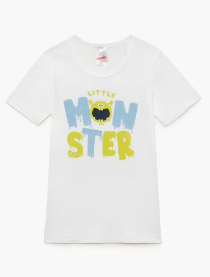Minerva Φανελάκι Monster με Κοντό Μανίκι 90-42592 Lamoda.gr