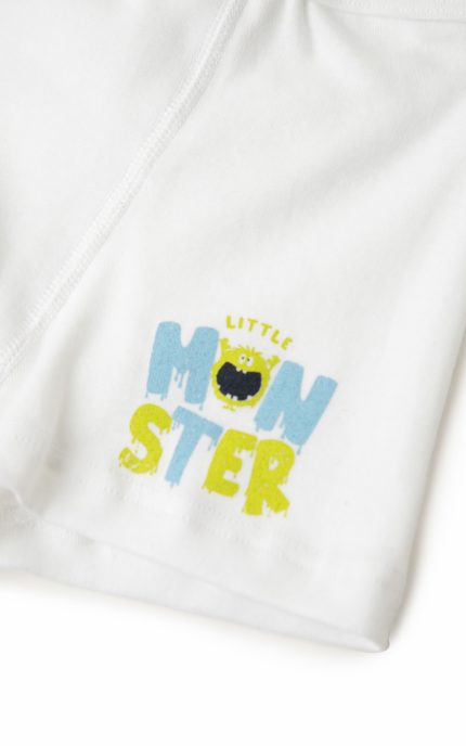 Minerva Παιδικό Βαμβακερό Boxer Little Monster 90-42594 Lamoda.gr