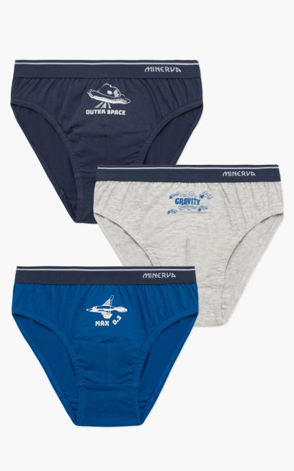 3Pack Παιδικά Σλιπάκια για Αγόρια Minerva 96-42626