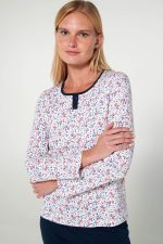 Vamp Γυναικεία Χειμερινή Πυτζάμα Floral 19918 Lamoda.gr