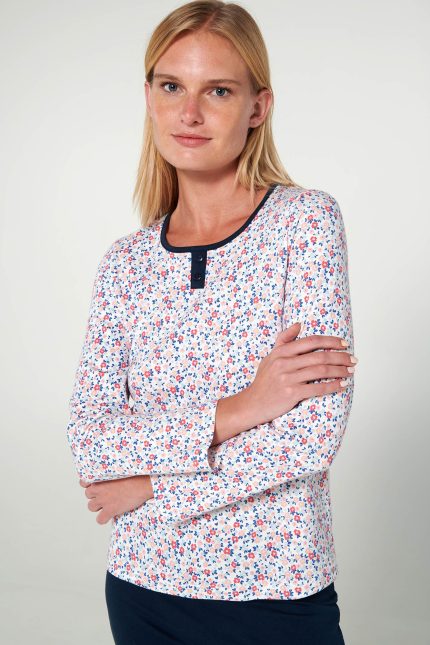 Vamp Γυναικεία Χειμερινή Πυτζάμα Floral 19918 Lamoda.gr