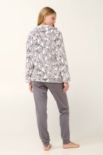Vamp Κοντή Fleece Ρόμπα με Φερμουάρ 21457 lamoda.gr