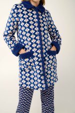 Vamp Γυναικεία Ρόμπα Fleece με Κουμπιά 21415 lamoda.gr