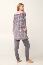 Vamp Χειμερινή Ρόμπα Fleece με Φερμουάρ 21486 Lamoda.gr