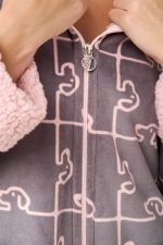 Vamp Χειμερινή Ρόμπα Fleece με Φερμουάρ 21486 Lamoda.gr