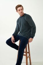 Vamp Ανδρική Χειμερινή Πιτζάμα Homewear Βελουτέ 21961 Lamoda.gr
