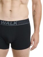 Walk Βαμβακερό Boxer με Εξωτερικό Λάστιχο W1754 Lamoda.gr